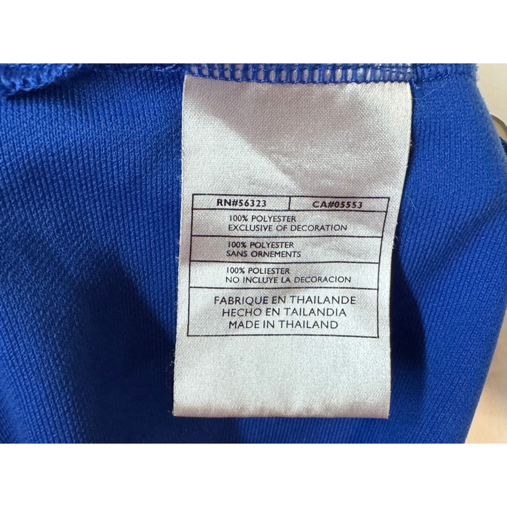 Nike Golf TPC Sawgrass Dri-FIT Polo Shirt Mens Large Blue Short Sleeve - Picture 7 of 8